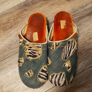 Dansko vintage clogs Denim.. Size 41eu.. 10.5/11 us.